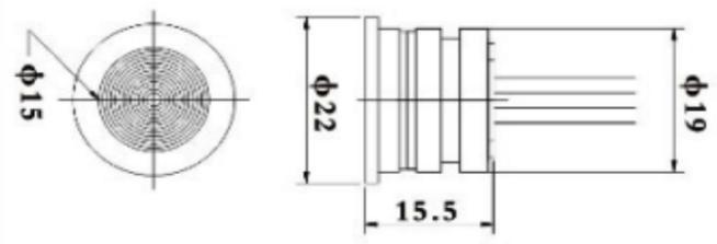 10KPa~70MPa Ανιχνευτής πίεσης πυριτίου Ανιχνευτής πίεσης πιεζοαπομείωσης 2