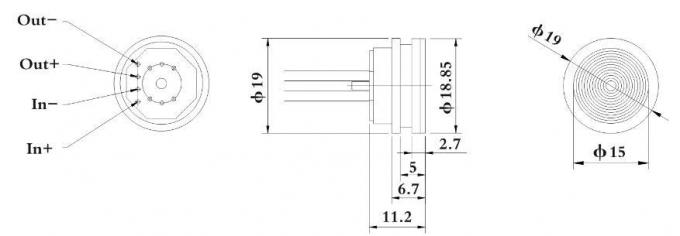 ODM OEM Silicon Piezoresistive Pressure Sensor 5-10V Διαφραγματικό αισθητήρα πίεσης 3